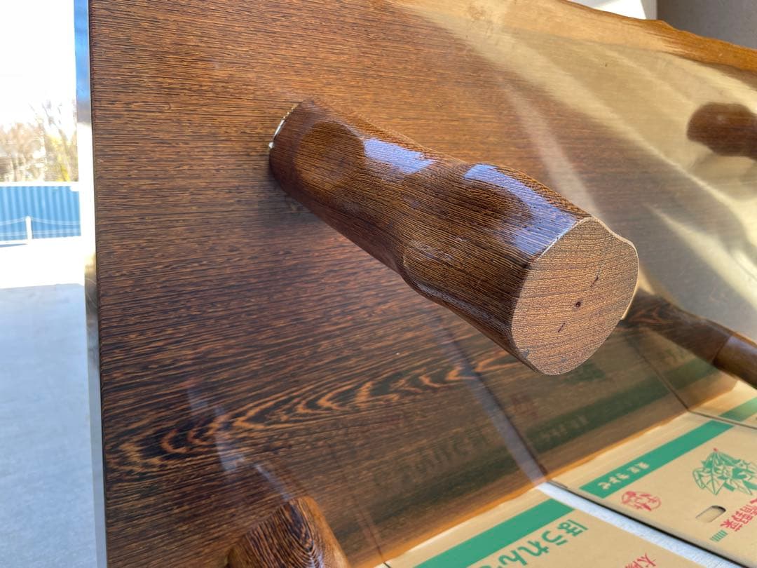 タガヤサン／鉄刀木 座卓 約150×75×30cm ローテーブル 机