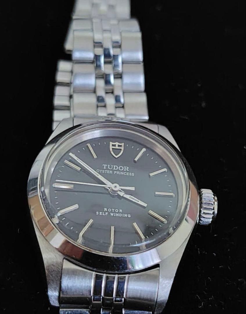 稼動品　TUDOR オイスタープリンセス ブラックダイヤル　レディース