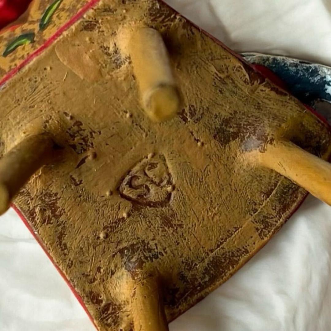 ヴィエナブロンズ SC刻印 猫×椅子 Cold Painted オーストリア