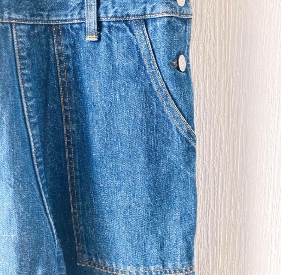 美品シンゾーン　サロペット　オーバーオール　34Mオールインワン　日本製