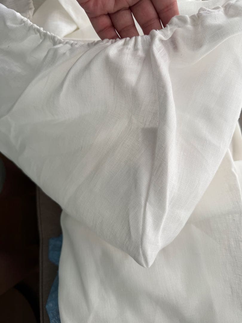 Nishikawa 昭和西川 ボックスシーツ、フィットシーツ、麻、白