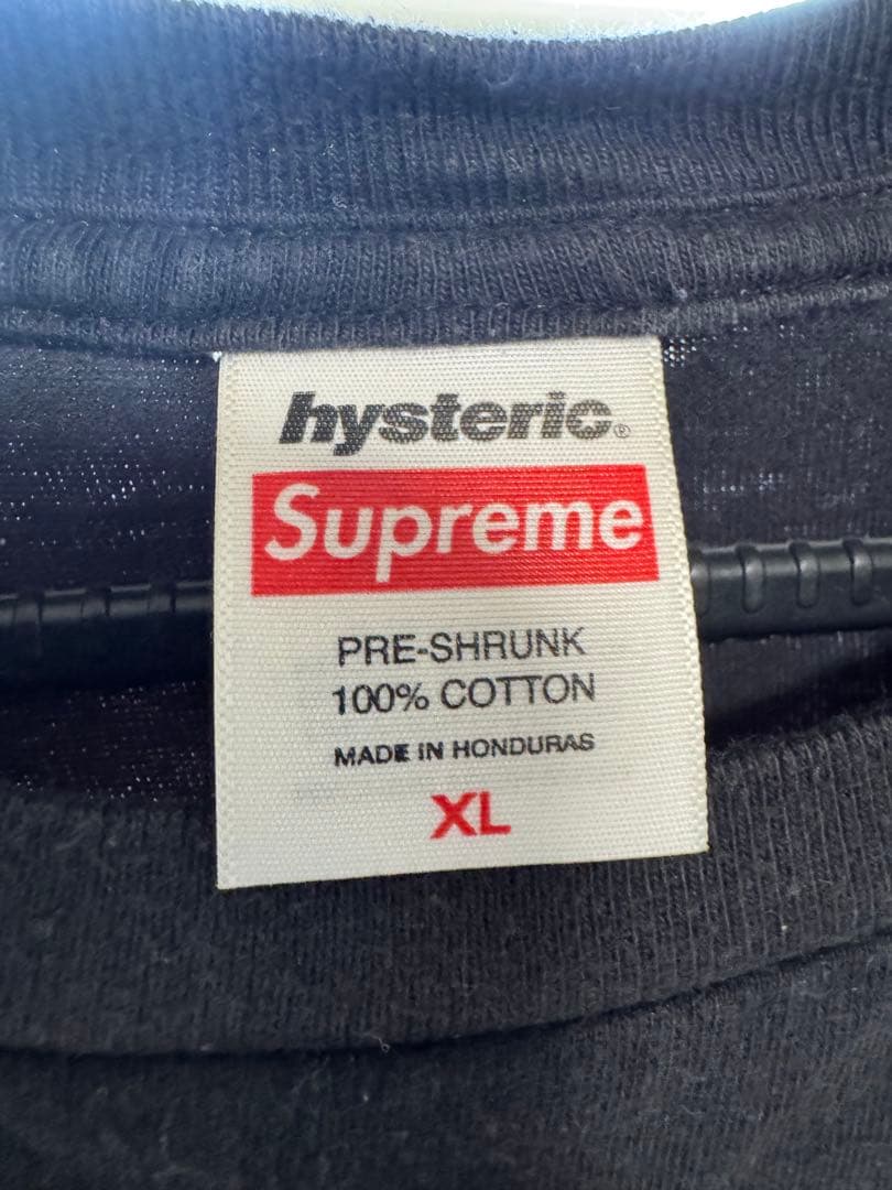 SUPREME×HYSTERIC GLAMOUR 黒 Tシャツ