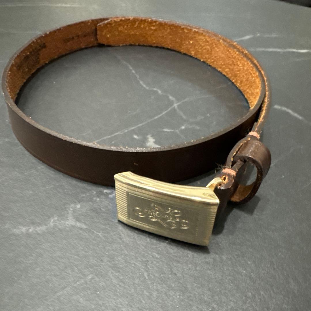 atlast initial belt ベルト 30インチ ブラウン