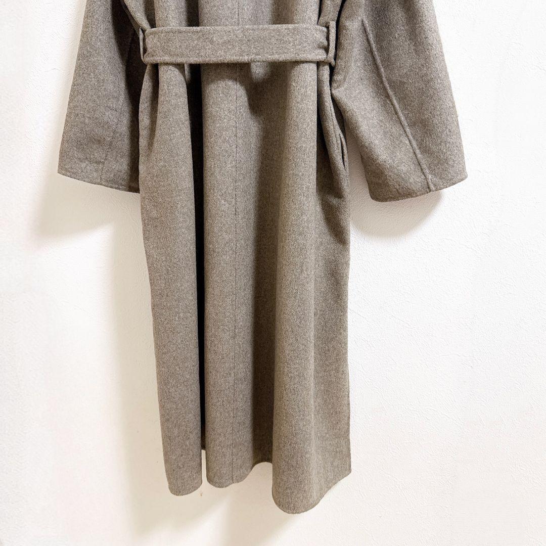 極美品IENA♡MANTECOダブルフェイスコート グレー ベルト ノーカラー