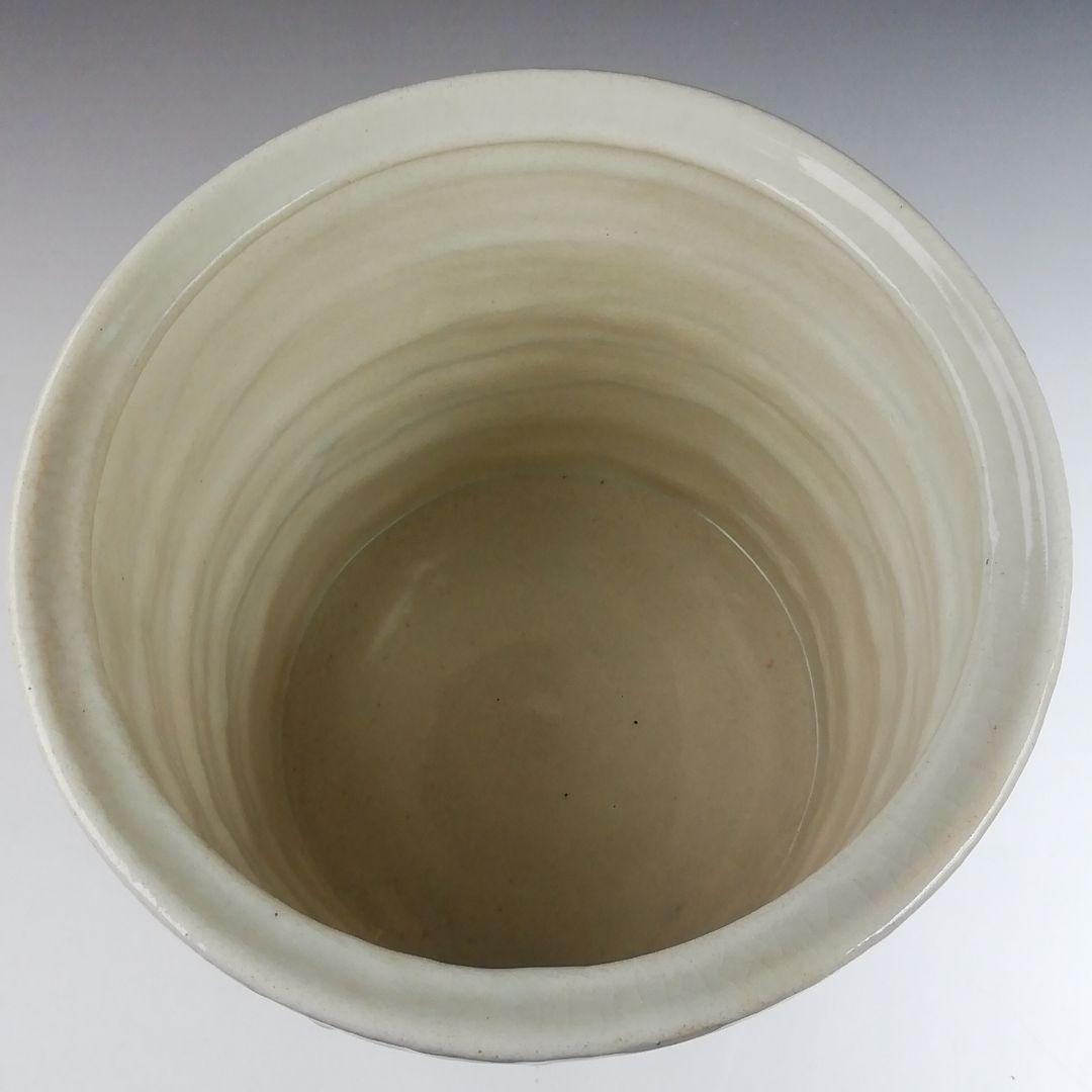 Ｔ８６３　水指　『三島　水指』『朝日窯　松林良周 作』　共箱　茶道具