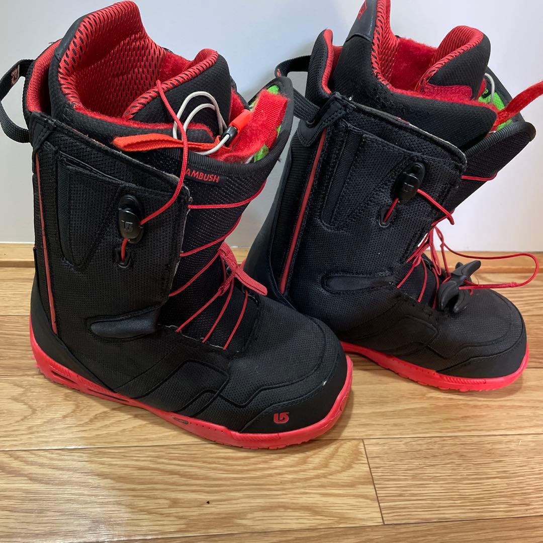 BURTONスノーボードブーツ imPRINT3. ブラック/レッド