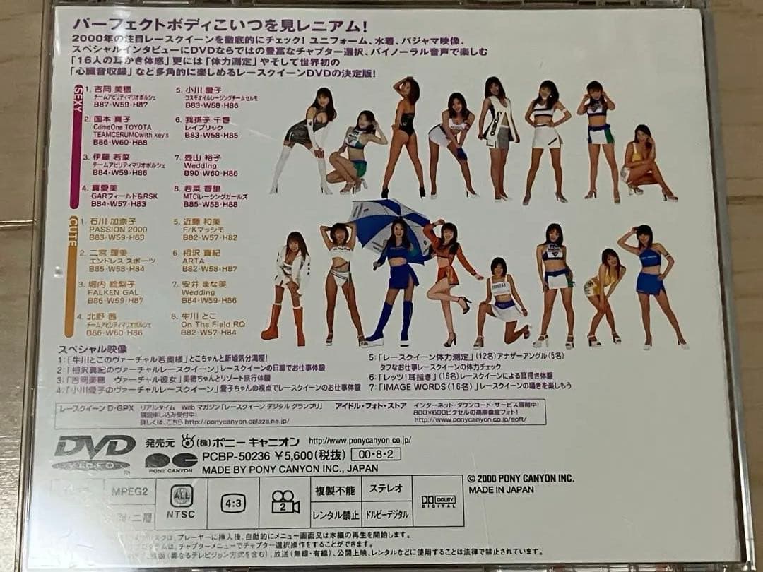 ミレニアムレースクイーン THE DVD 吉岡美穂 etc