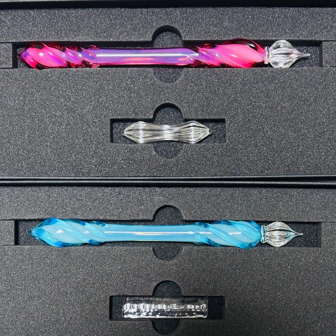 〈ガラス工房LUC〉ゴースト★2本セット★