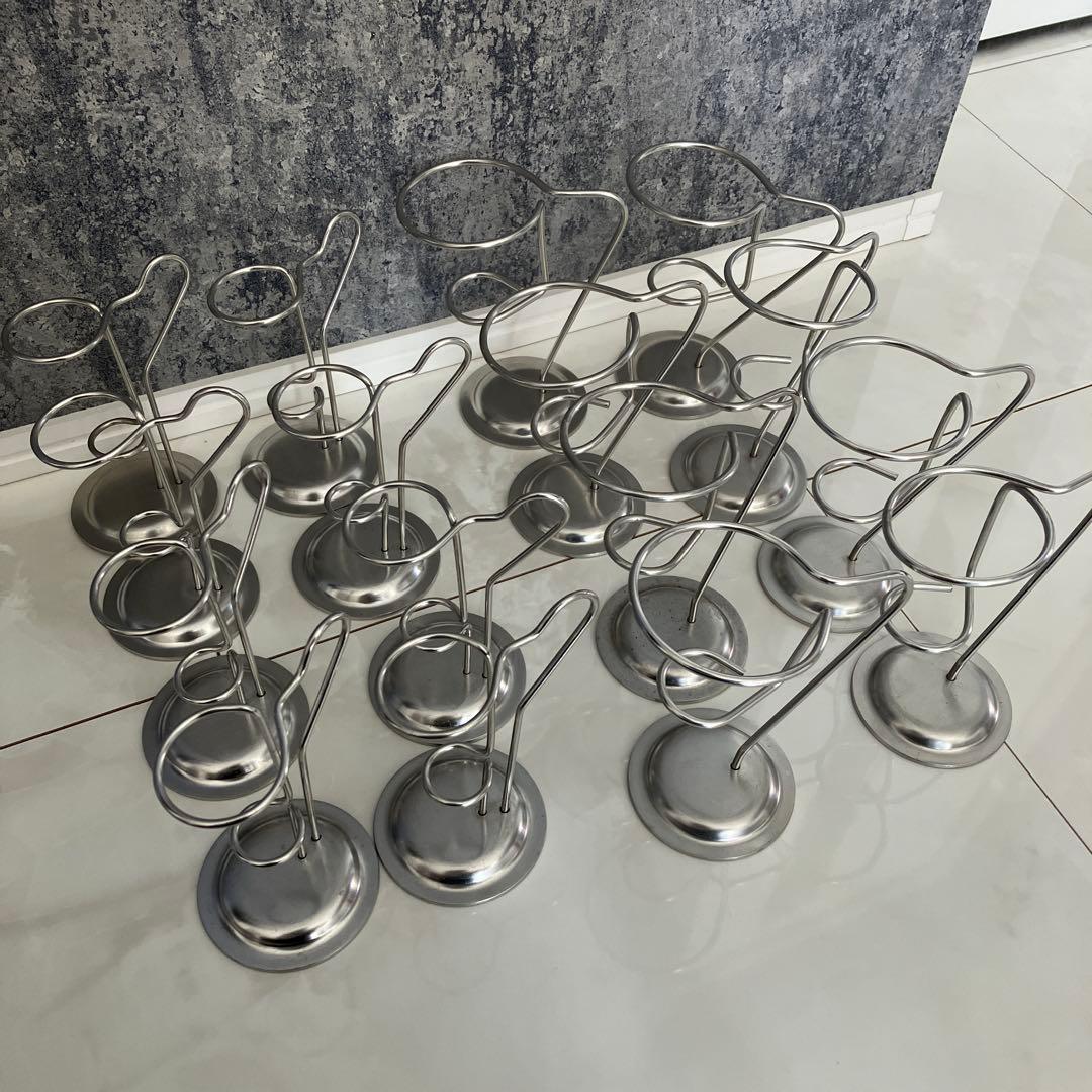 ステンレス製アイスクリームスタンド　16個(大・小)