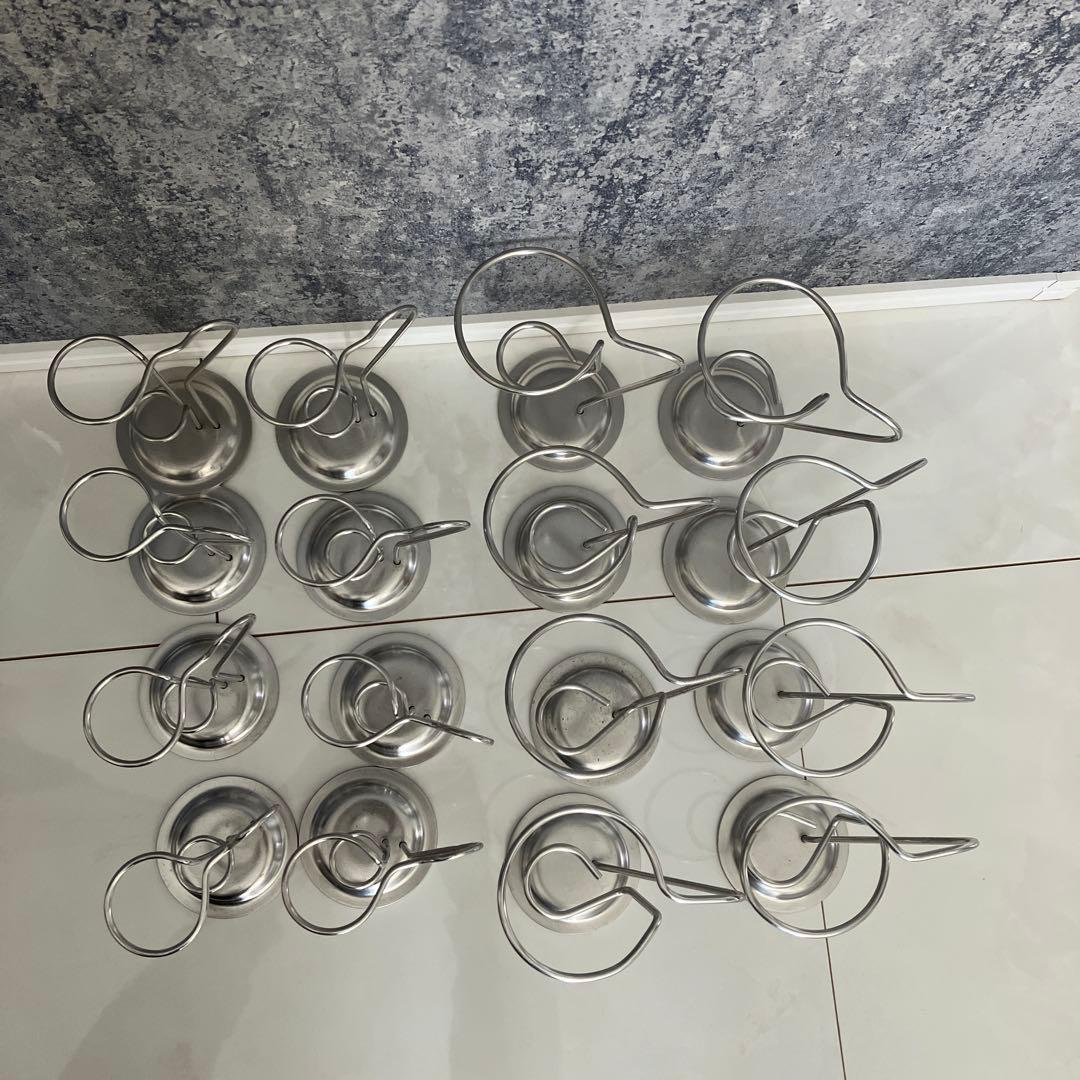 ステンレス製アイスクリームスタンド　16個(大・小)