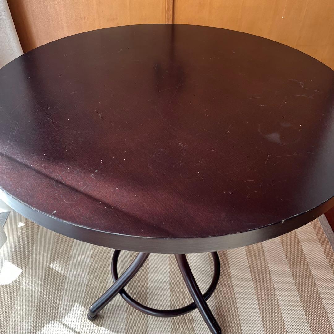 た77・た50【秋田木工 No.401T系】曲げ木ラウンドテーブル 円卓 2卓