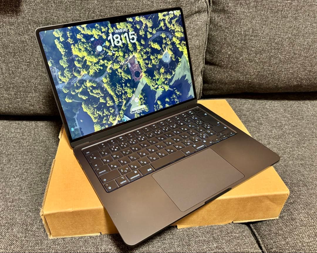 MacBook Air 13インチ M2 8GB 256GB ミッドナイト 美品