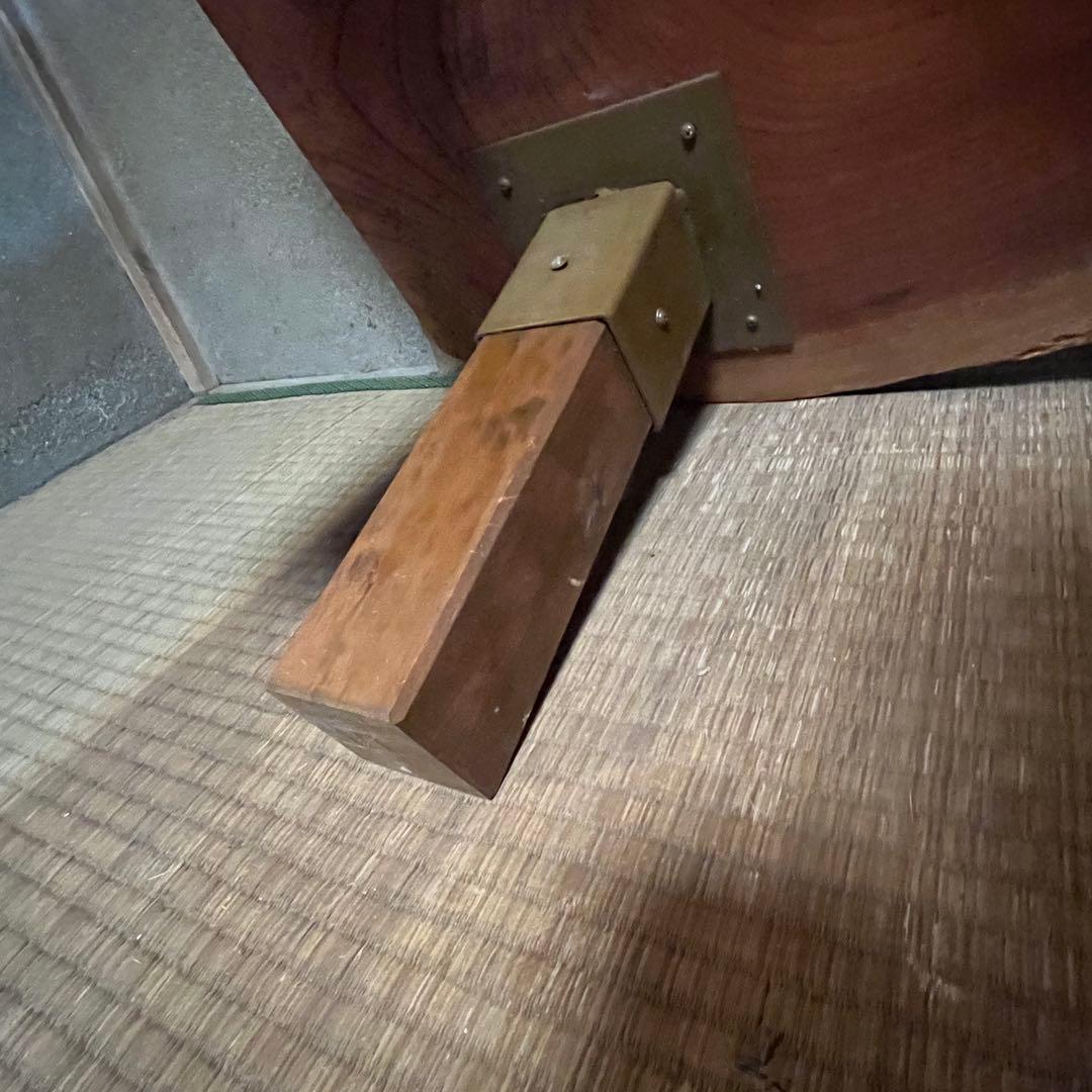 一枚板 無垢 天然木 耳付き 座卓 ローテーブル 和モダン