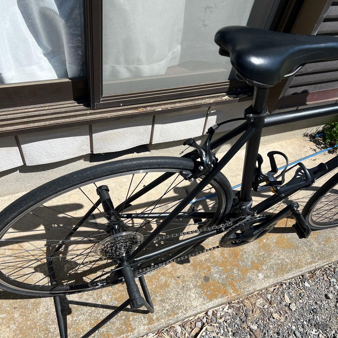 【引取限定】クロモリ ロードバイク SORA コンポ マットブラック 黒