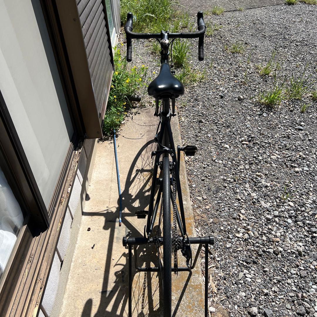 【引取限定】クロモリ ロードバイク SORA コンポ マットブラック 黒