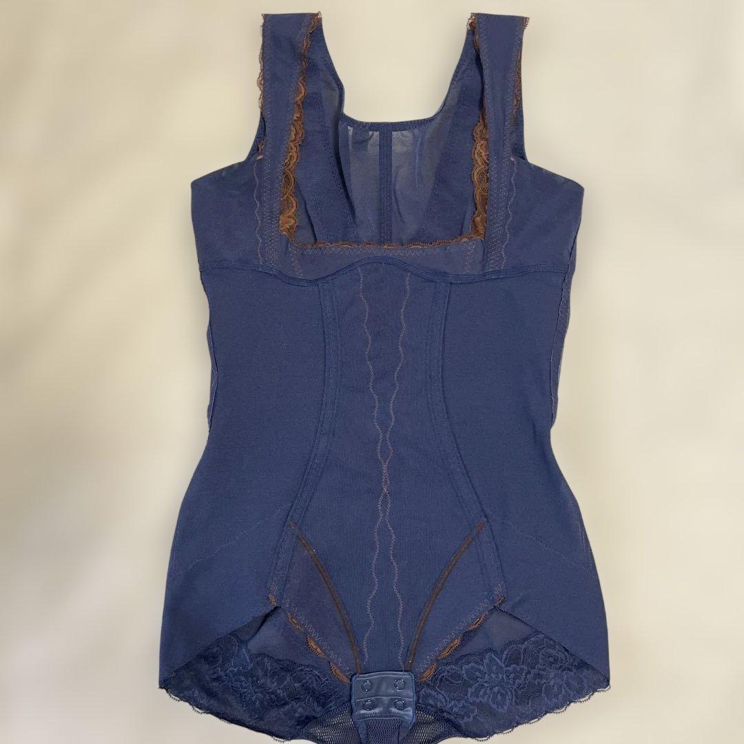 LALA Grant ネイビー ボディスーツ　90LL グラントイーワンズ