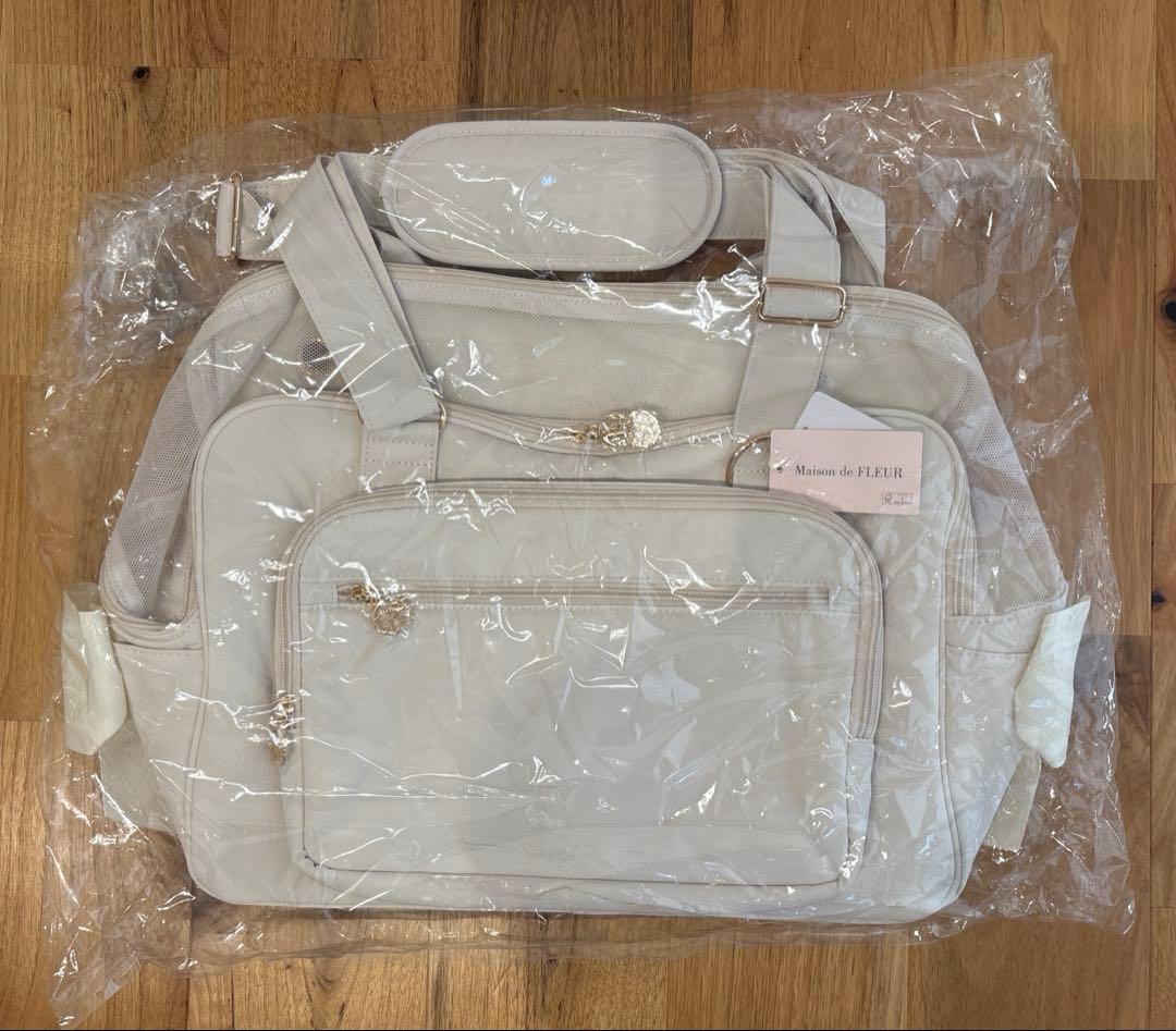 メゾンドフルール　サイドリボンキャリーバッグ　ペット用バッグ