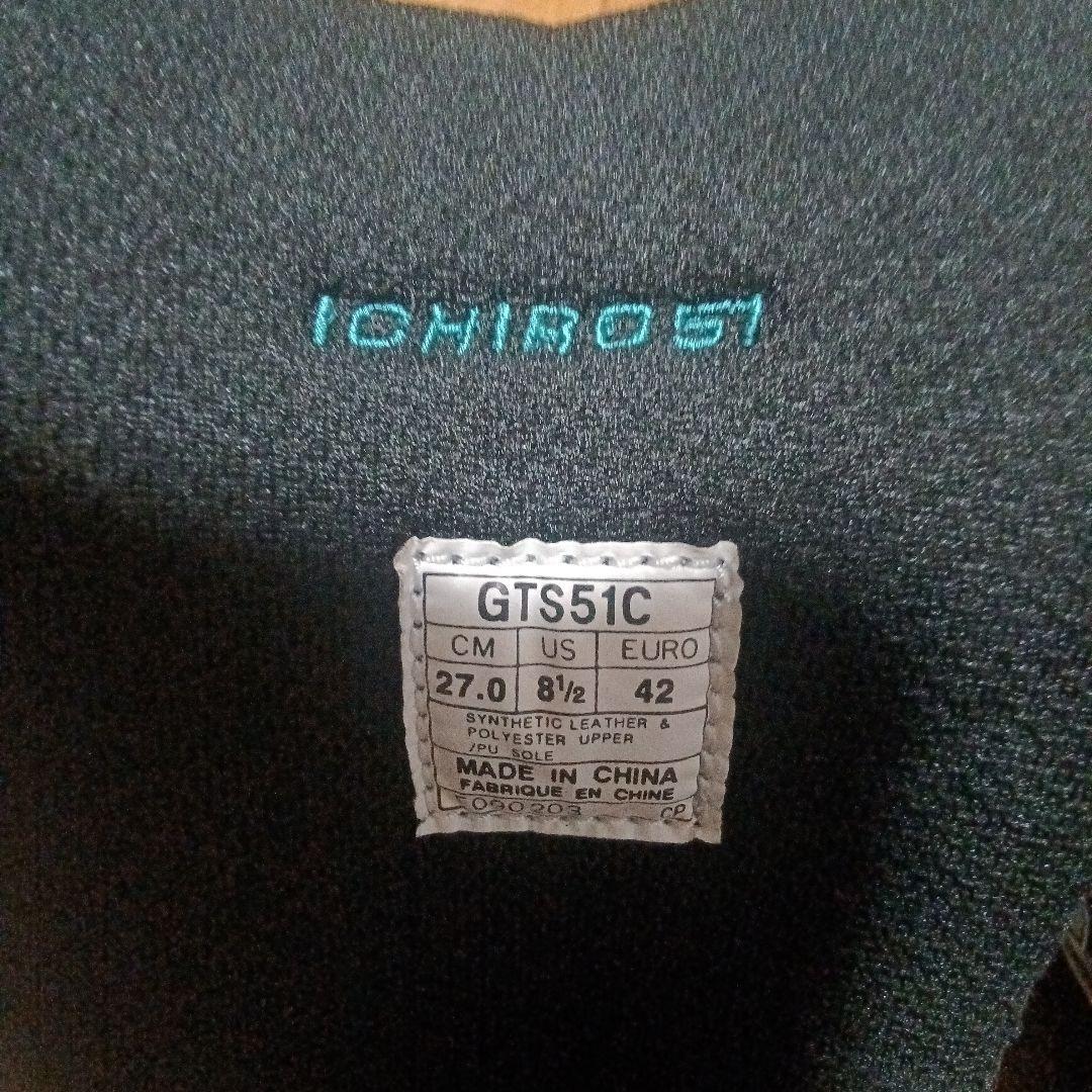 ICHIRO モデル GTS51C スパイク 27.0cm ブラック