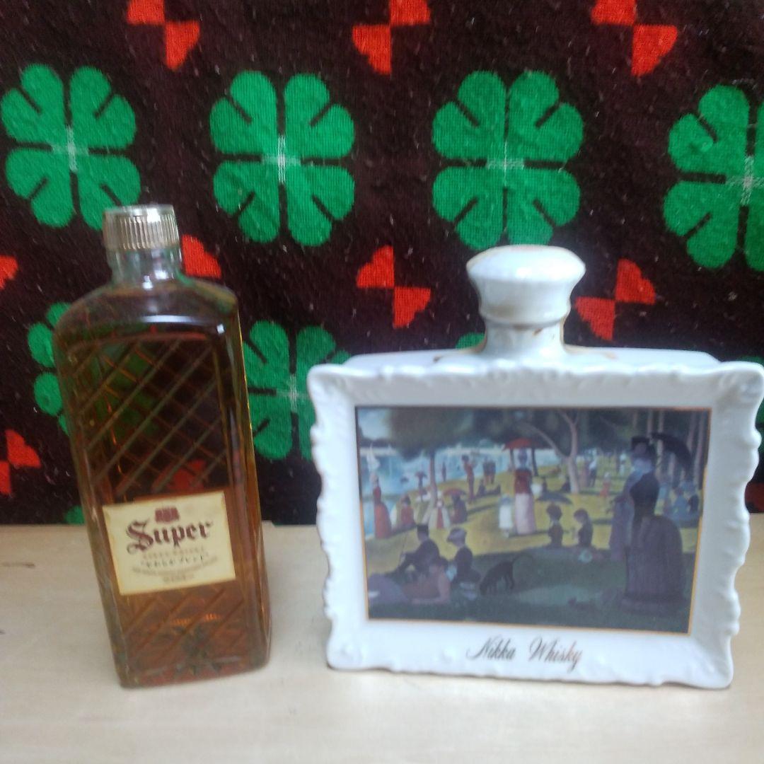 Nikka Whisky 陶器瓶 ジョルジュ・スーラデザイン