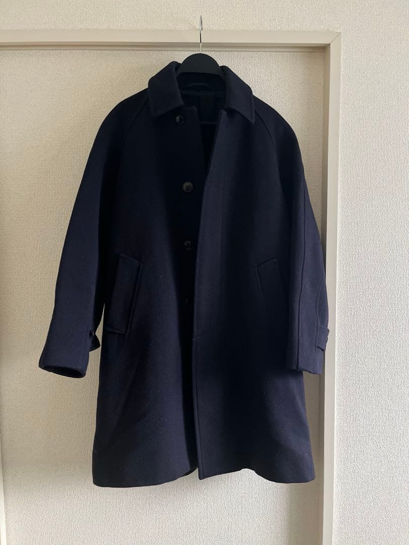 comoli メルトンコート ネイビー サイズ0