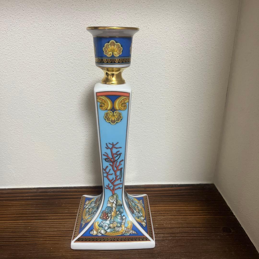 ヴェルサーチ　ローゼンタール　海貝シリーズキャンドルスタンド