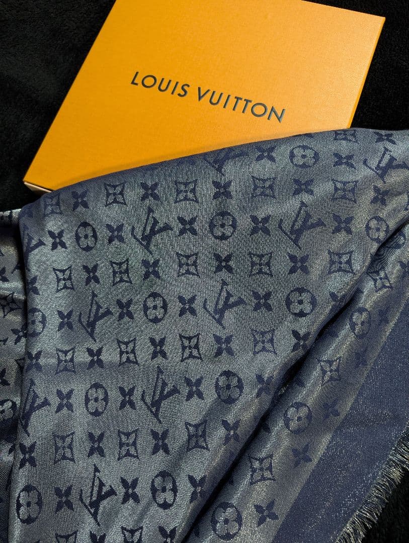 LOUISVUITTON　ルイ・ヴィトンシャインストールシルバーネイビー140