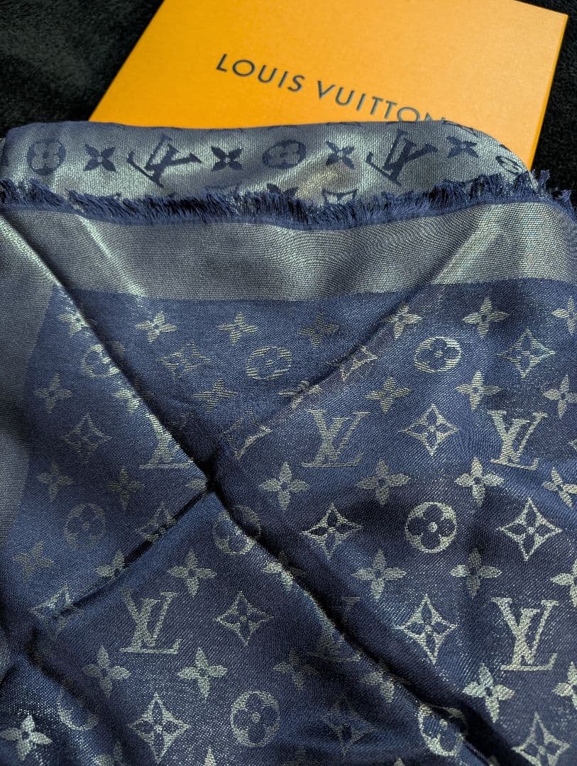 LOUISVUITTON　ルイ・ヴィトンシャインストールシルバーネイビー140