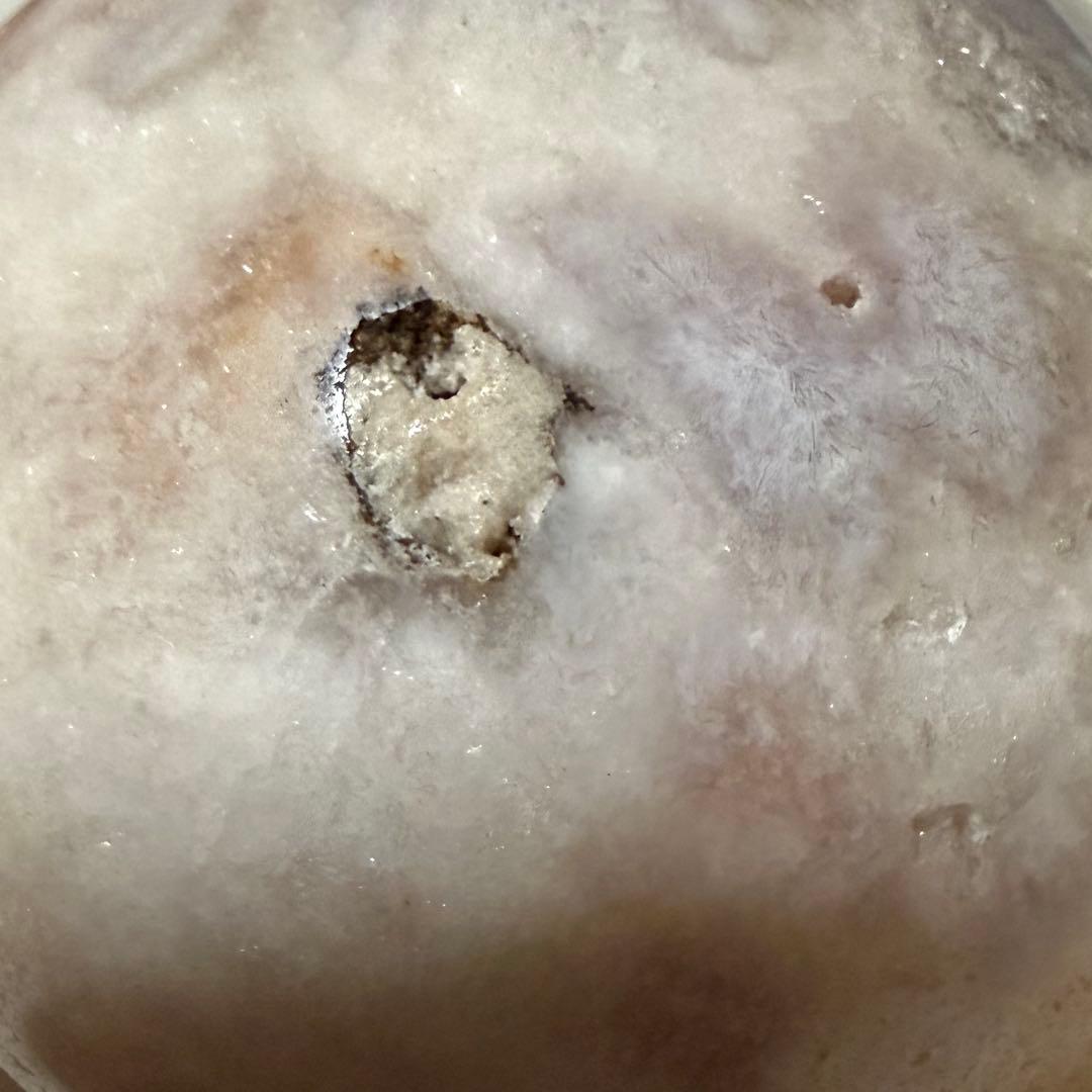 ピンクアメジスト　桜瑪瑙　ピンアメ　スフィア　6.4cm