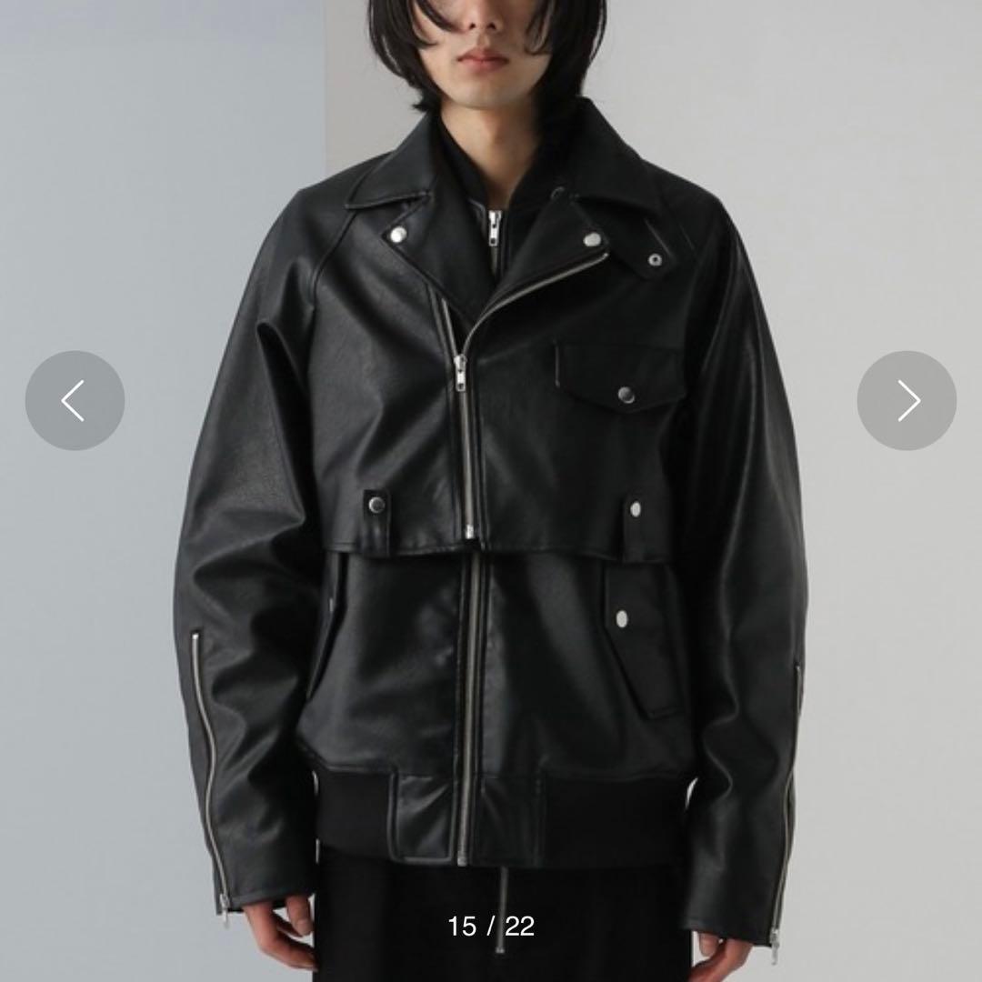 【HARE】レザードッキングブルゾン【UNDERGROUND MODE】