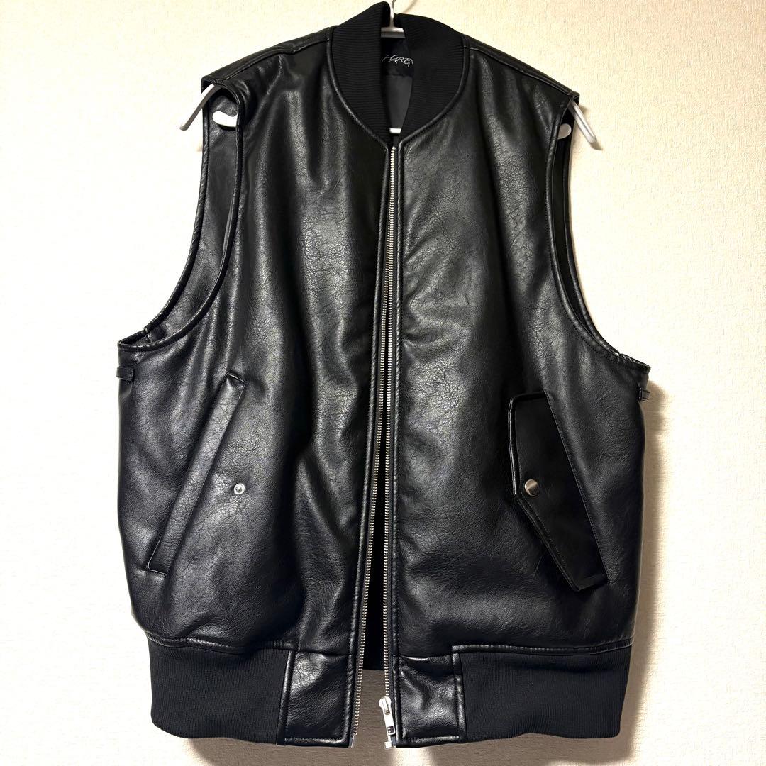 【HARE】レザードッキングブルゾン【UNDERGROUND MODE】