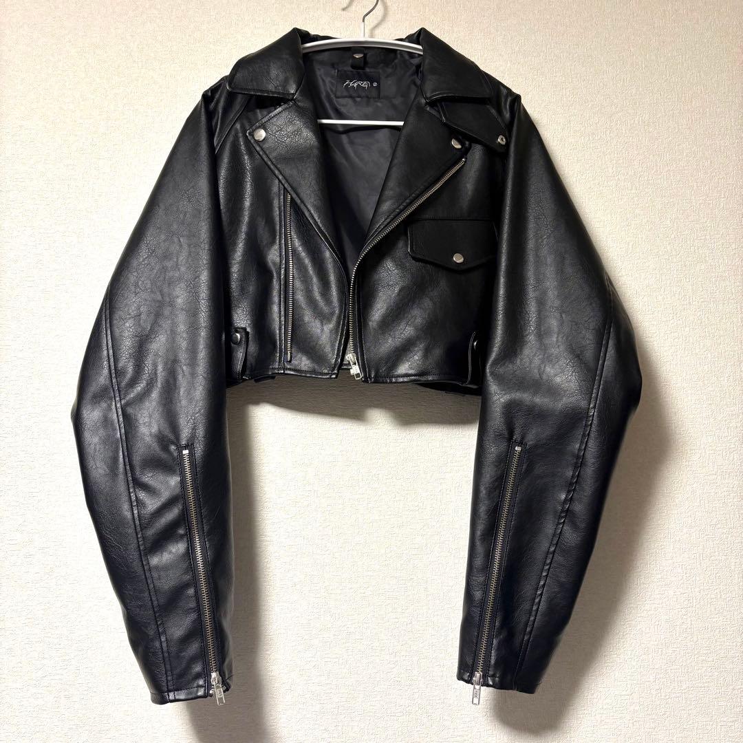 【HARE】レザードッキングブルゾン【UNDERGROUND MODE】