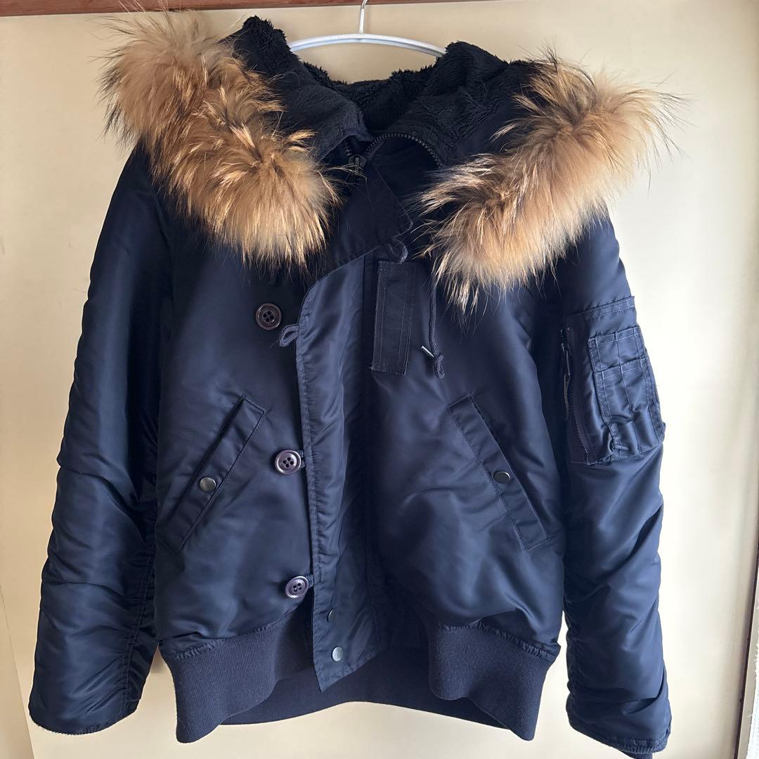 HOUSTON N-2Bジャケット Mサイズ ネイビー