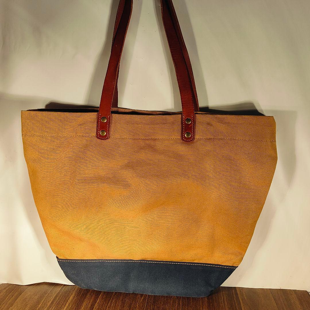 【極美品】Levi’s　キャンバス×本革トートバッグ｜2Horseプレート搭載