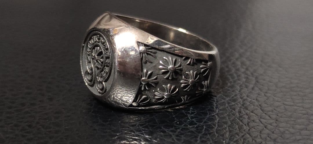 シルバー925 ホースシューエンブレムリング　Silver925 24号