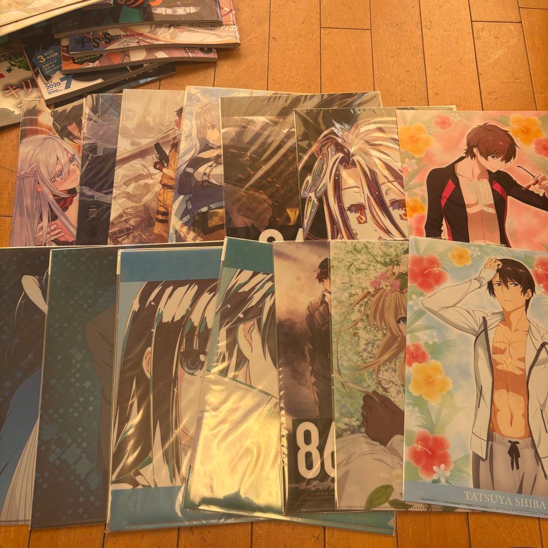 150枚以上 アニメ ノンジャンル クリアファイル 雑誌 大量 まとめ売り