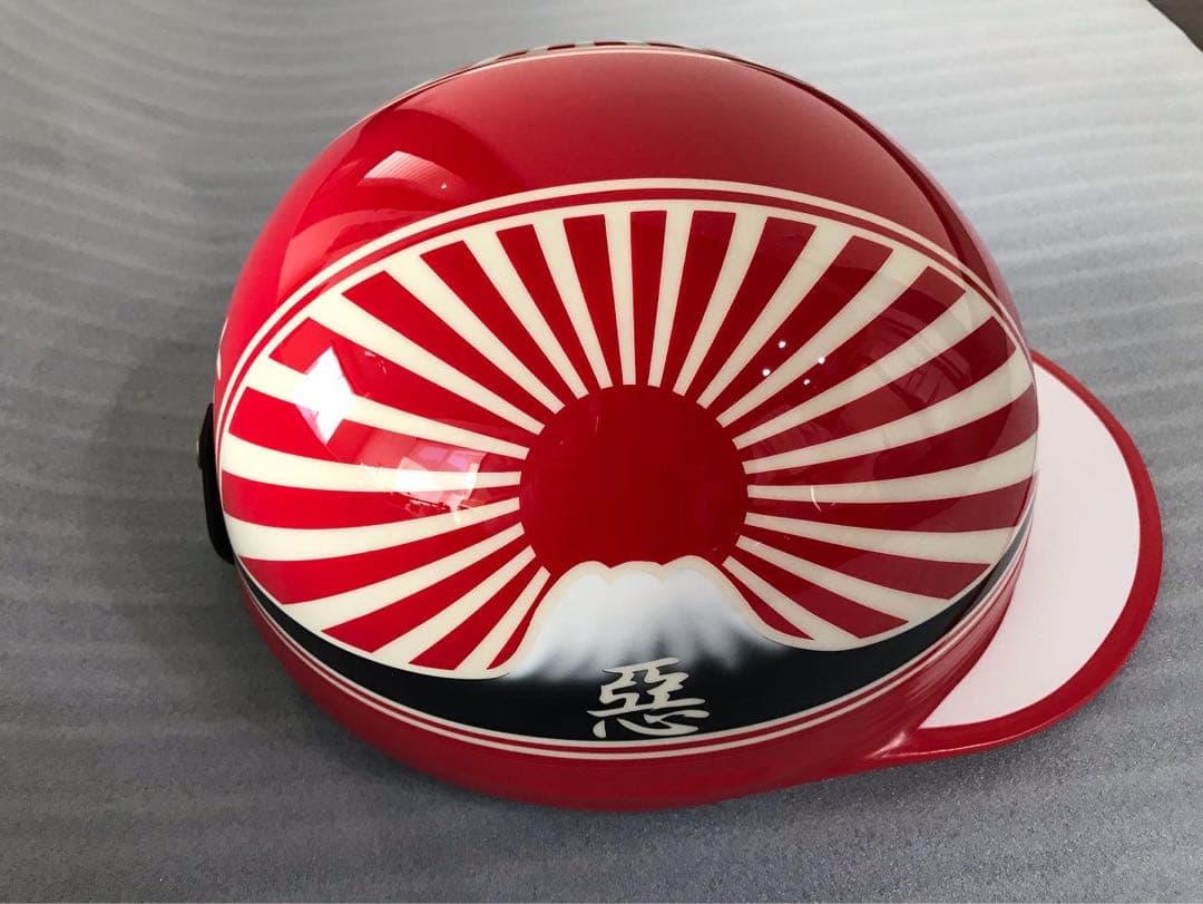 富士日章 コルク半 ヘルメット GPZ400F ゼファーχ