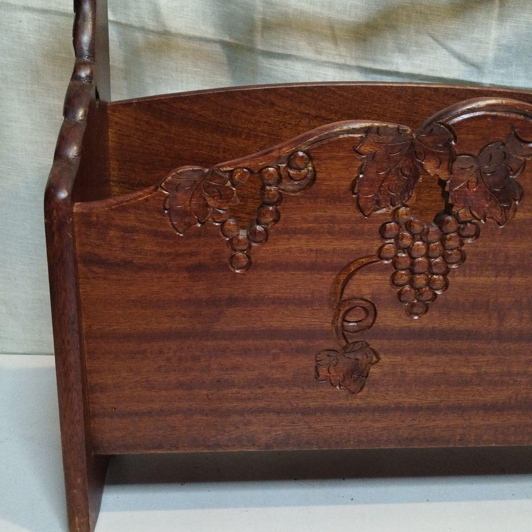 昭和の家具　葡萄(ぶどう)　　　　　　　　マガジンラック　吉川家具