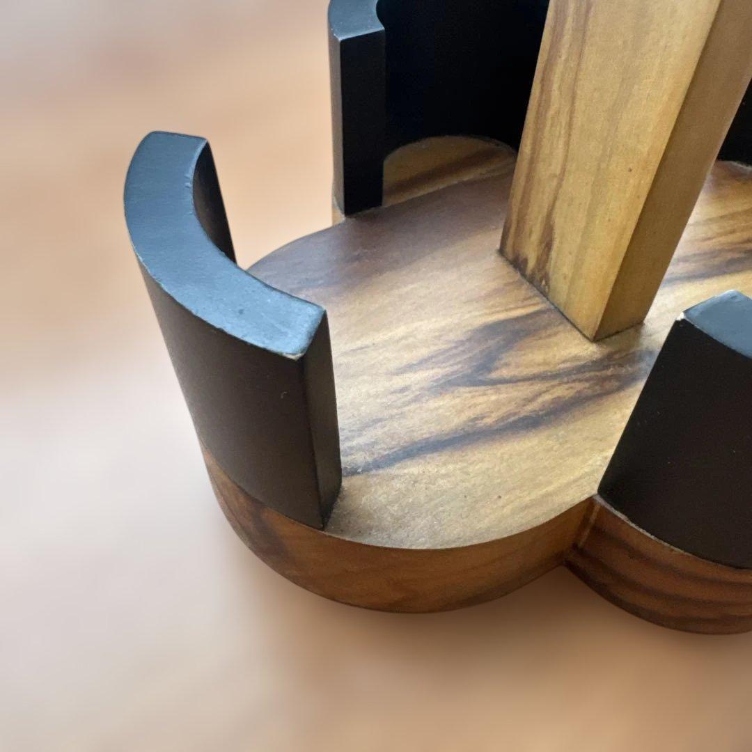 ALEESI☆アレッシィ☆ヴィンテージ木製調味料スタンド（イタリア購入 ）