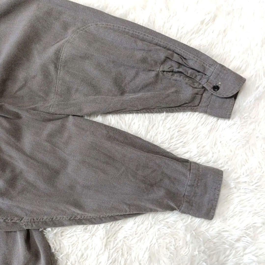 未使用級♪大きいサイズ COMOLI 24SS ヨリ杢 ワークシャツ 4