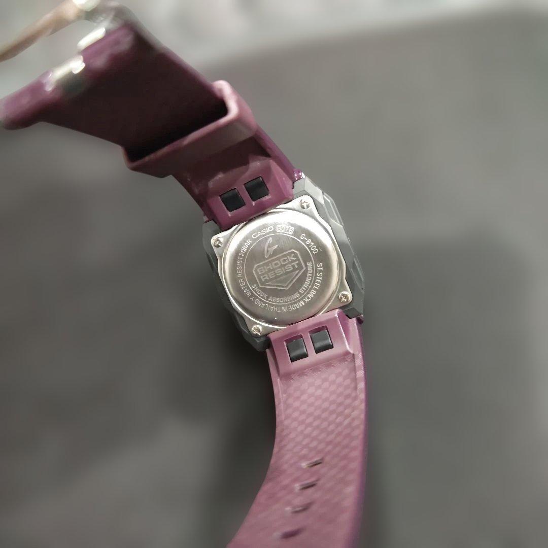 G-SHOCK G-8100 レアカラー 紫 電池交換済