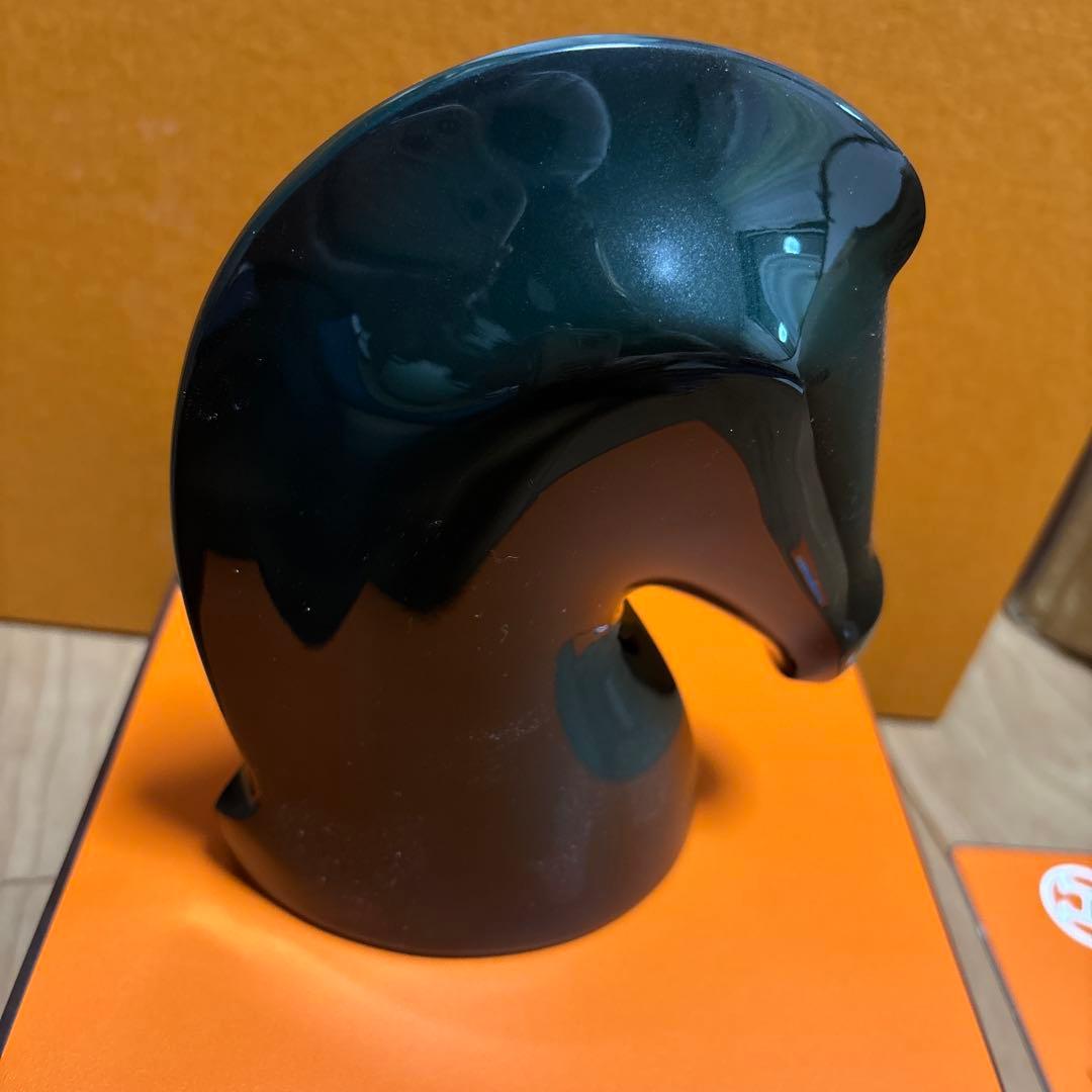 エルメス　サマルカンド　インディゴ　馬　置物