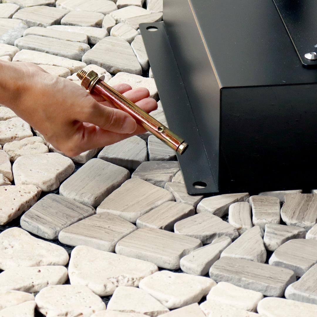 MJ PT SHN　スタンドポスト　郵便ポスト　ベージュ