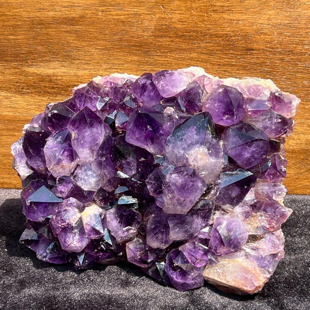 ☆特大サイズ美紫結晶☆最強浄化や魔除にも☆アメジストクラスター 天然石 原石