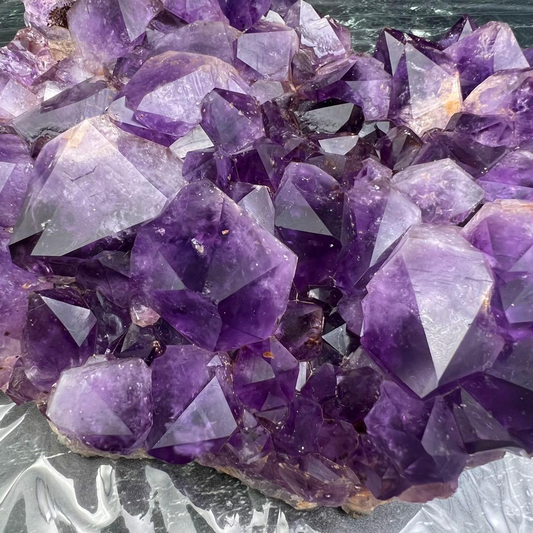 ☆特大サイズ美紫結晶☆最強浄化や魔除にも☆アメジストクラスター 天然石 原石
