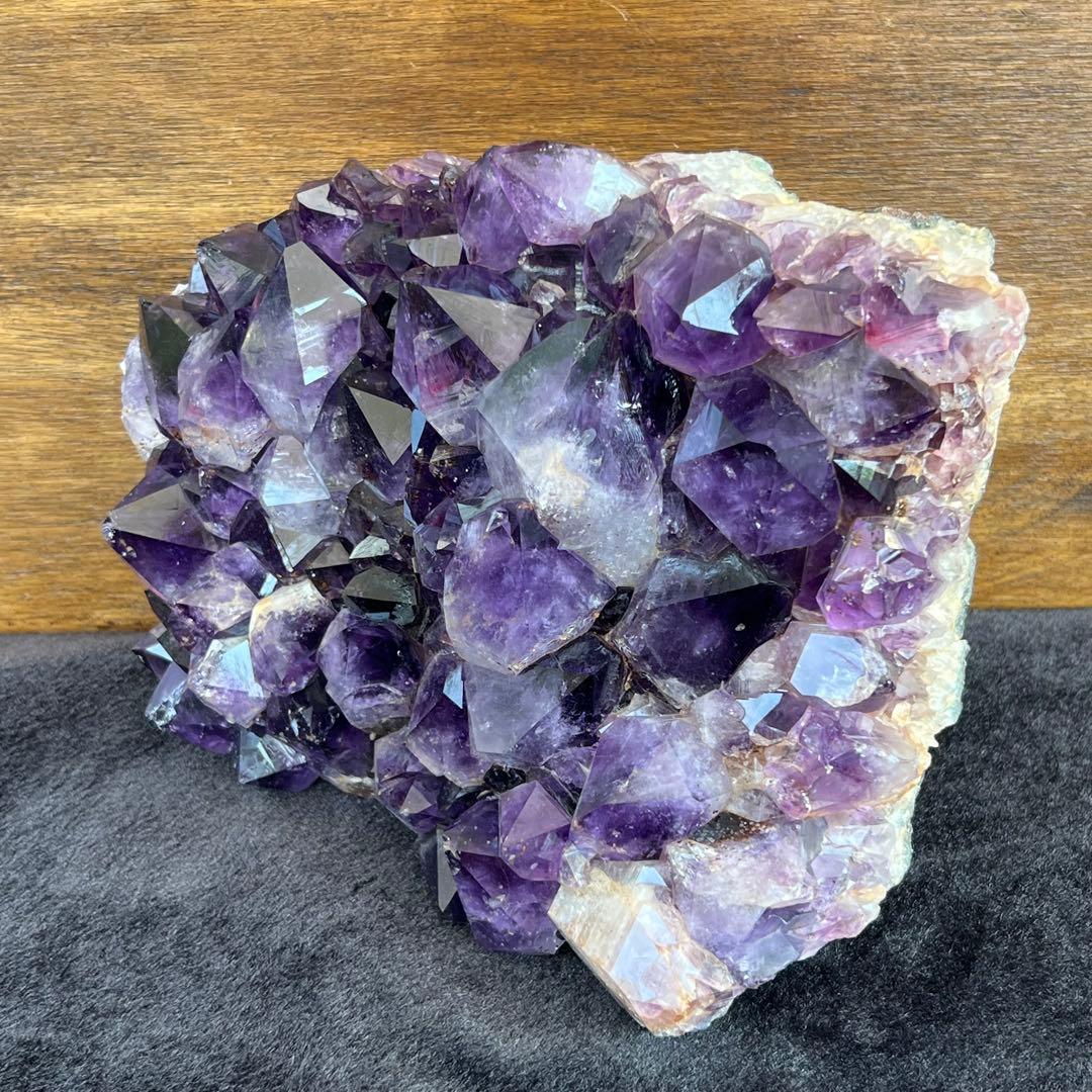 ☆特大サイズ美紫結晶☆最強浄化や魔除にも☆アメジストクラスター 天然石 原石