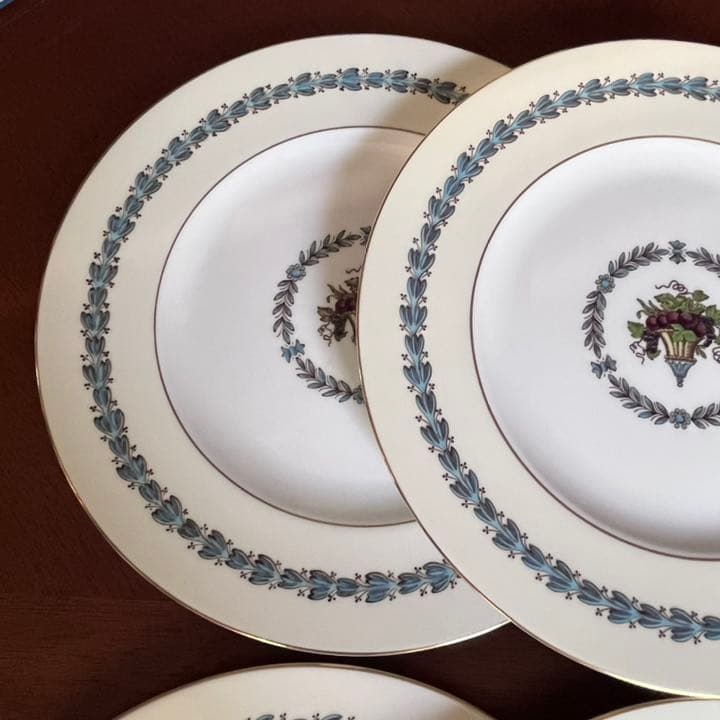 【黒壺美品】ウェッジウッド★アップルドア★ディナー皿　3枚