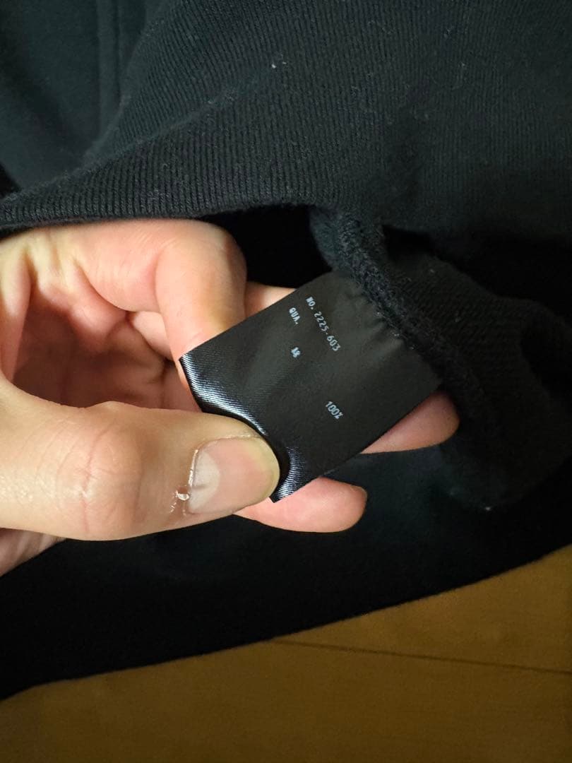 lad musician耳付き黒パーカー サイズ44