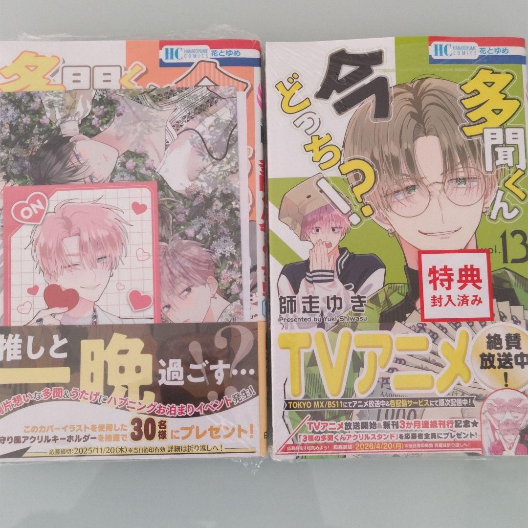 【特典多数】多聞くん今どっち!? 1〜13 既刊全巻セット 師走ゆき アニメ化