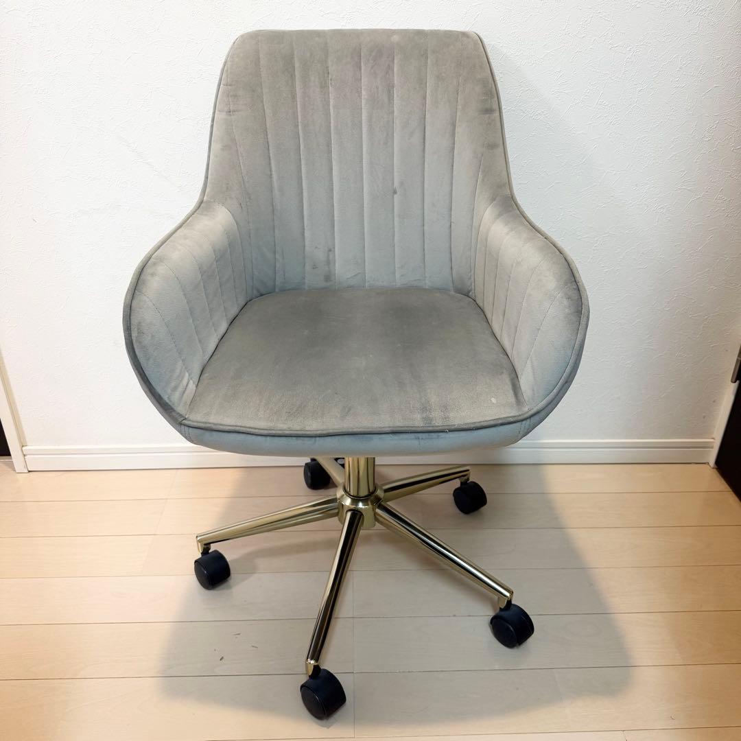 coco フランフラン エルドラド デスクチェア グレー