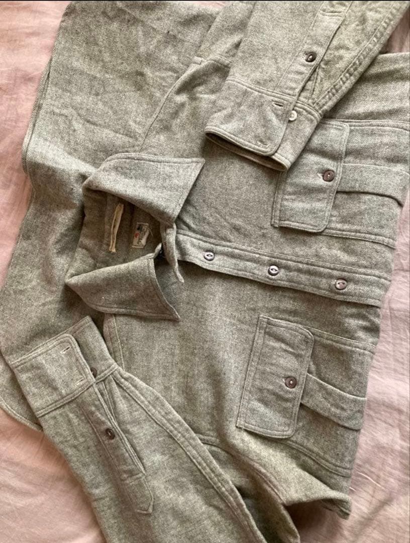 Abercrombie & Fitch ウールワークシャツ 30s チンスト